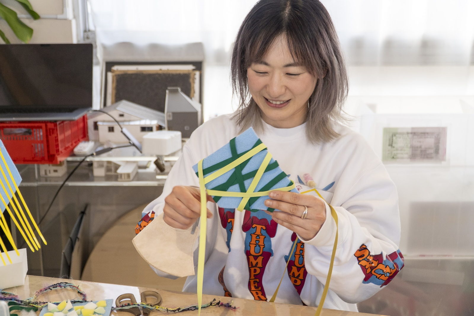 素材の組み合わせに、その人らしさがにじむ