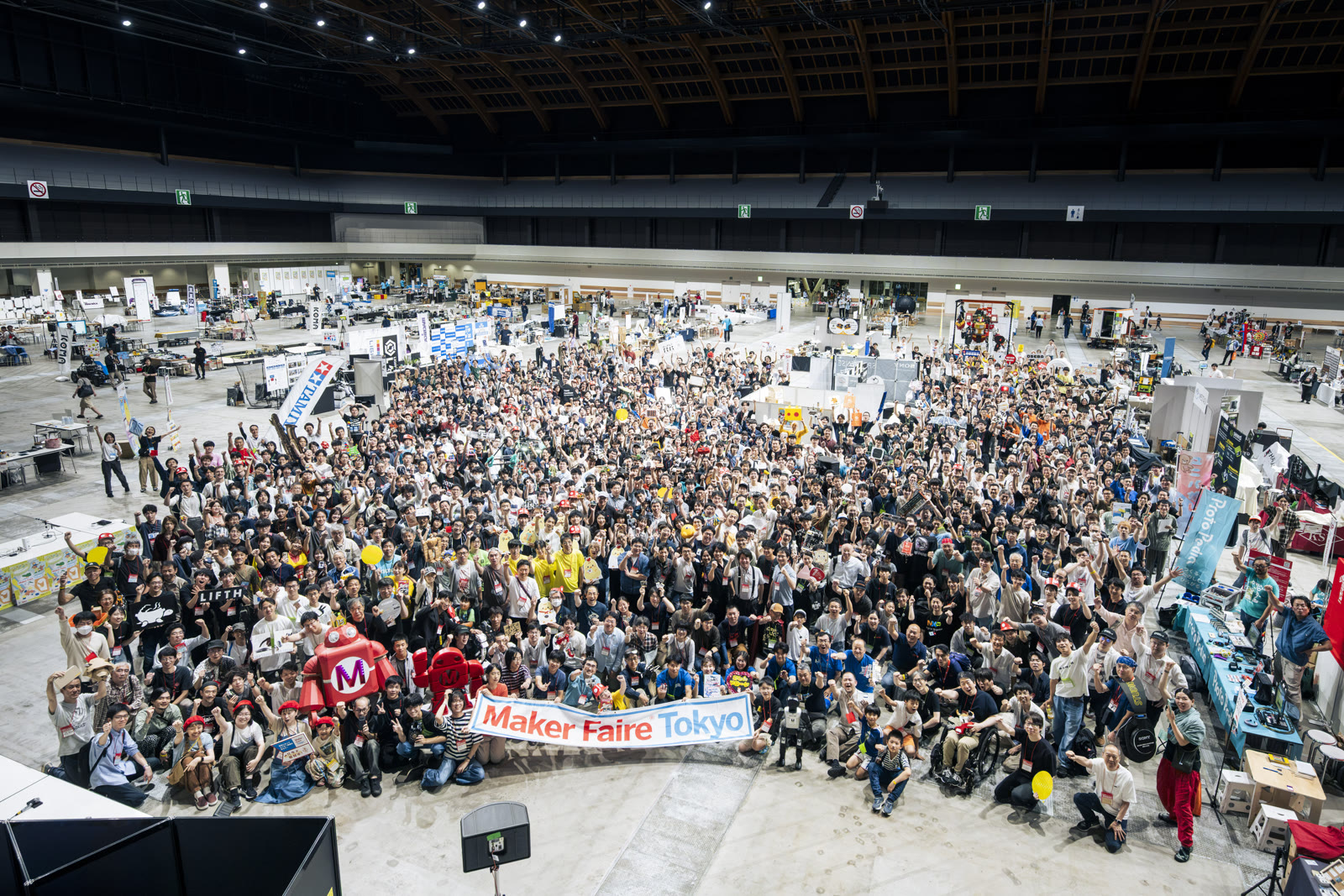 Maker Faire Tokyo 2026 出展者集合写真